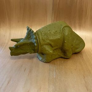 Avon Green Triceratops Decorative Bubble Bath Figurine